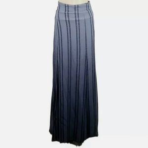 REFORMATION Blue Striped Maxi Skirt Small 2/4